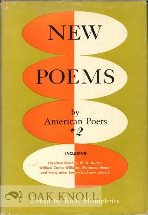 New poems by American poets